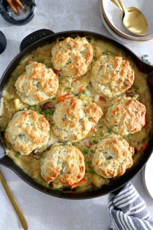 Recette Crumble de légumes aux biscuits américains