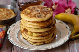 Recette Pancakes aux bananes et au citron vert