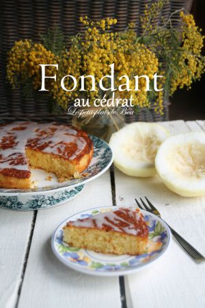 Recette Fondant au cédrat