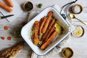 Recette Carottes rôties au cumin