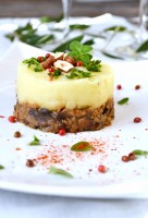 Recette Christmas parmentier céleri, châtaignes, champignons #vegan #sansgluten