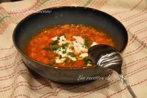 Recette Soupe péruvienne