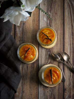 Recette Panna cotta vanille et orange sanguine