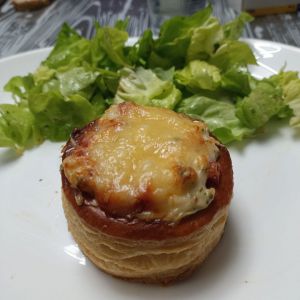 Recette Bouchées au dés de jambon au combi ninja