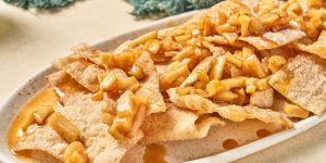 Recette Apple Pie Wonton Nachos