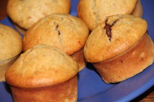 Recette Muffins banane nutella