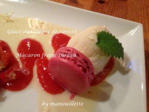 Recette Macaron fraise-sûreau