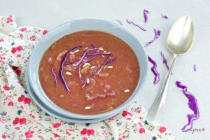 Recette Soupe au chou et à la pâte de curry (vegan)