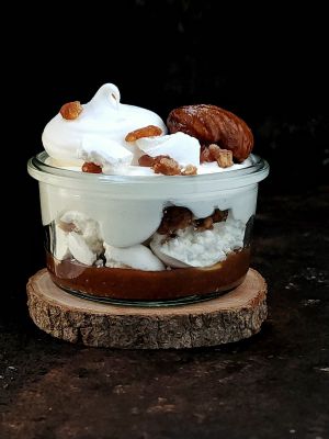 Recette Verrines mont blanc à la crème de marrons