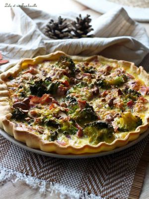 Recette Tarte légère aux brocolis