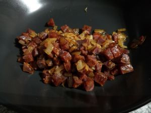 Recette Risotto chorizo curry