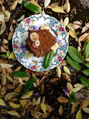 Recette Gâteau du petit-déjeuner quinoa / banane (vegan & sans gluten)