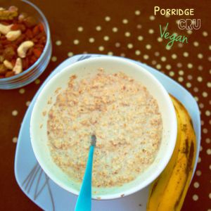 Recette Porridge cru, Vegan