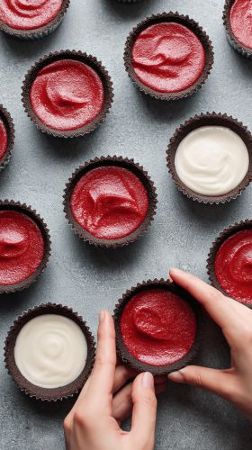 Recette Mini Red Velvet Cheesecake: A Delightful Bite-Sized Treat