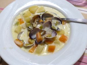 Recette Clams chowder