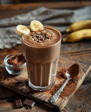 Recette Smoothie Banane Chocolat Facile et Savoureux