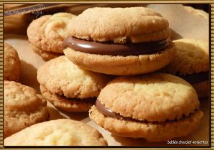 Recette Sablés chocolat-noisettes