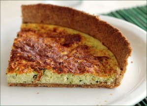 Recette Quiche à la courgette râpée