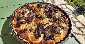 Recette Tarte aux poires et chocolat noir