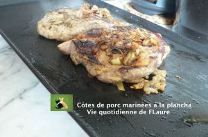 Recette Côtes De Porc Marinées a La Plancha