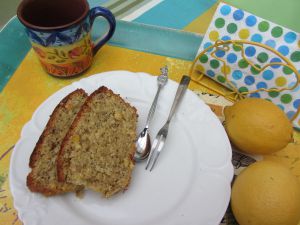 Recette Cake au citron et graines de pavot