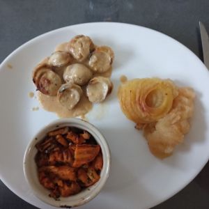 Recette Boudin blanc pommes et patate douce au COMBI NINJA