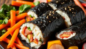 Recette Kimbap au bœuf coréen : recette savoureuse et authentique