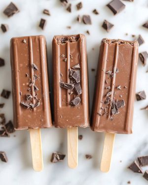 Recette Pops glacés santé chocolat : recette facile et savoureuse