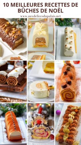 Recette 10 meilleures recettes de bûches de Noël