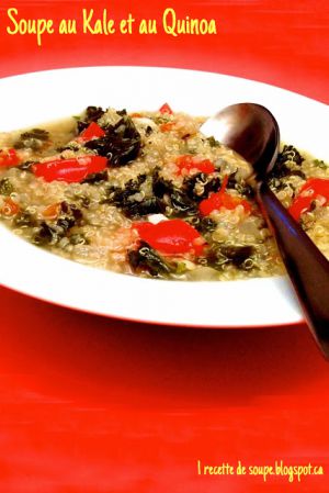Recette Soupe au Kale et au Quinoa