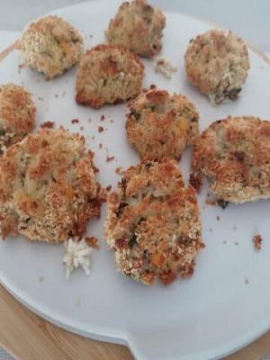 Recette Croquettes de riz au maïs au four, sans friture