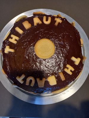 Recette Gâteau d’anniversaire pour les 41 ans de Thibaut