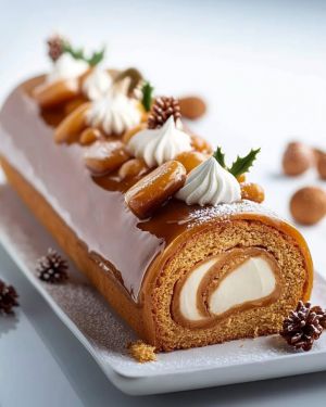Recette Bûche Caramel Spéculoos : Recette Facile et Savoureuse