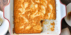 Recette Baked Pumpkin Cheesecake Oatmeal