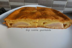 Recette Gâteau aux poires et yaourt à la Grecque