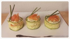 Recette Maki chèvre, saumon, courgette | Lau's pastries and cakes