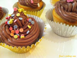 Recette Cupcakes vanillés au nutella