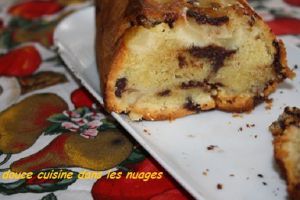 Recette Cake poire-chocolat