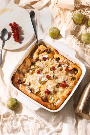Recette Clafoutis de prunes reine Claude