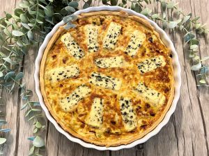 Recette Tarte aux poireaux et à la fourme d’Ambert