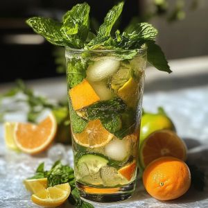 Recette Incroyable de Mojito Citron Vert et Abricot : Un Cocktail Estival Rafraîchissant!