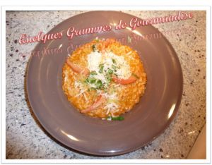 Recette Risotto Tomates-Basilic de Bernard