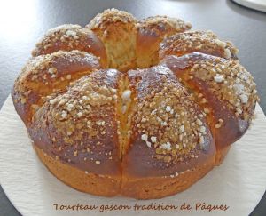Recette Tourteau gascon tradition de Pâques