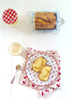 Recette Cake à l’avocat et confiture de mirabelle