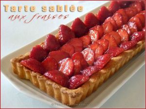 Recette Tarte sablée aux fraises