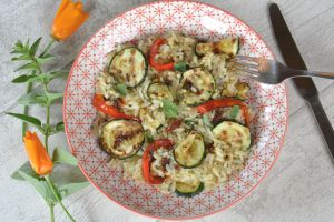 Recette Risotto aux légumes d’été grillés