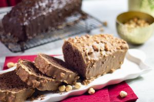 Recette Cake au chocolat / glaçage rocher parfait