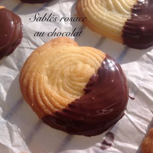 Recette Sablés rosace au chocolat