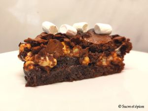 Recette Brownie aux mini guimauves - Recette en vidéo