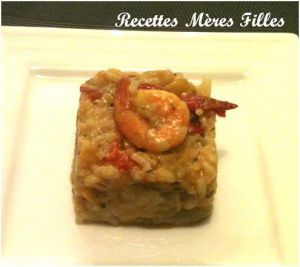 Recette Crevette : Risotto épicé aux crevettes